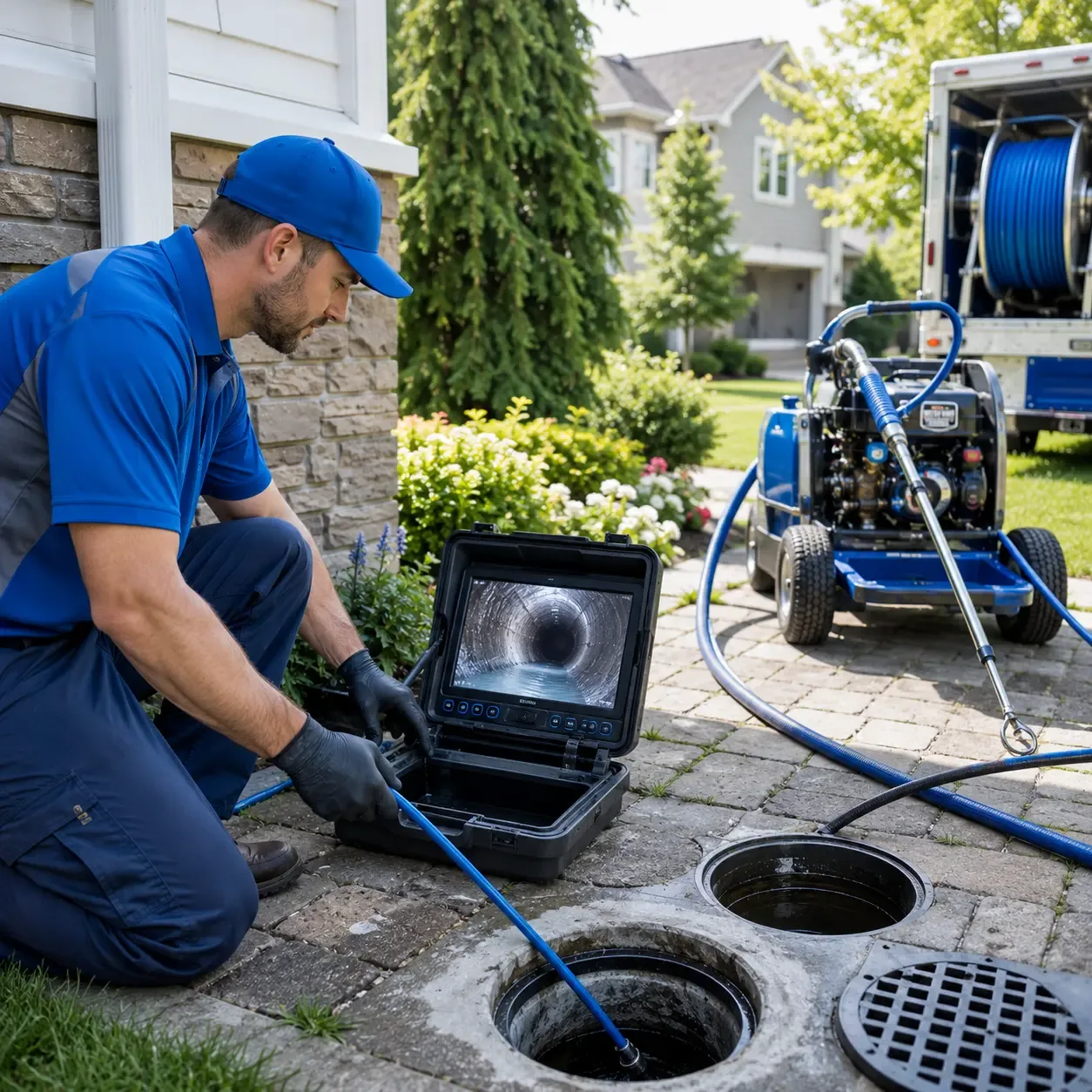 Outdoor drain cleaning professionals serving Stephenville, TX